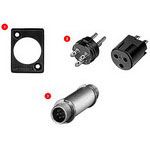 CONN FMALE INSERT MIN XLR 3P SLD