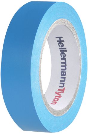 PVC Insulation Tapes, HelaTape Flex 15 blue 15 mmx10 m PU=1 ROL, HTAPE-FLEX15BU-15X10, HellermannTyton