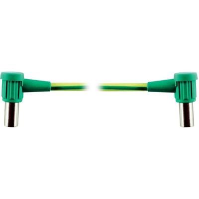 Connector 6 mm socket - 6 mm socket Green-yellow MultiContact MC-POAG-EC6/2 1 pc(s)
