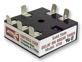 SOLID STATE TIMER, SPST, 1000SEC, 24VDC; Relay Mounting:Panel; Load Current:1A; Operating Voltage Min:-; Operating Voltage Max:-; Switching Mode:-; Timer Functions:Delay-On-Break; Control Voltage AC Min:-; Control Voltage AC Max:- ;RoHS Compliant: Yes