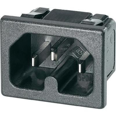 Hot wire connector C16 Plug, vertical mount Total number of pins: 3 10 A Black K & B 42R023211V01 1 pc(s)