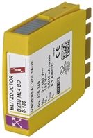 Dehn 127 V ac, 180 V dc 20kA BXTU Lightning Arrester, DIN Rail Mounting