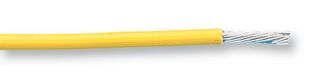 WIRE, PTFE 7/0.15 A YELLOW 25MWIRE, PTFE 7/0.15 A YELLOW 25M; Area, conductor CSA: 0.124mm2; Conductor make-up:...