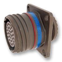 DEUTSCH D38999/20JC8JB Circular Connector, MIL-DTL-38999 Series III, Wall Mount Receptacle, 8 Contacts, Crimp Socket