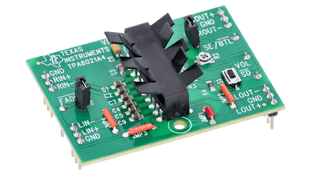 TEXAS INSTRUMENTS         TPA6021A4EVM            TPA6021A4EVM EVALUATION MODULE