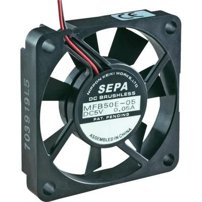 Axial fan 12 Vdc 14.3 m³/h (L x W x H) 50 x 50 x 10 mm SEPA