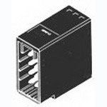 12 Pos Power Connector, 8A, 250V, Gold, RA Solder, Thru-Hole