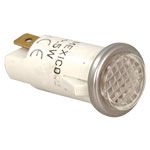 INDICATOR,PNL MOUNT,GREEN,NEON 250V,.5W,.46MT HOLE,.187TAB