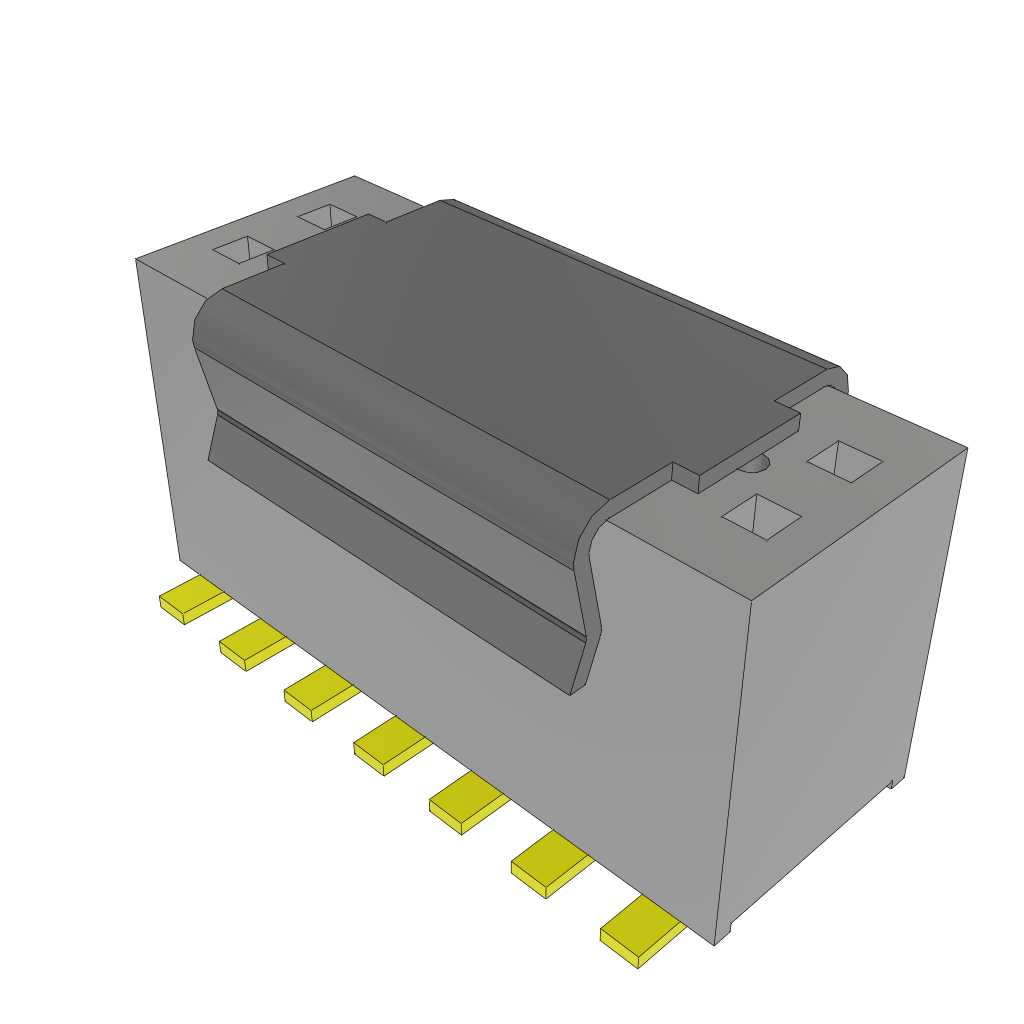 Conn Socket Strip SKT 14 POS 1.27mm Solder ST SMD Tube