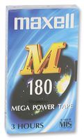 MAXELL   M-180   TAPE, VHS, MAXELL E180