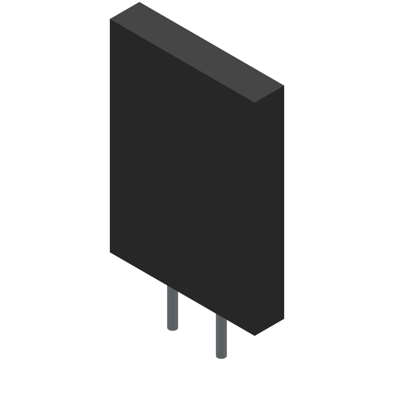 PTC Resettable Fuse 1.85A Hold, 3.7A Trip, 72V, 40A, 2.1W, Radial