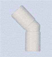 Plumbing,push fit,overflow,polypropylene,white,obtuse bend,3/4in