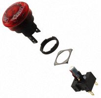 Switch Emergency Stop N.C. SPST Mushroom Button 5A 250VAC 30VDC 14.7N Solder Panel Mount