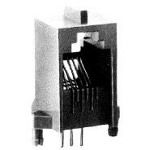 Conn Modular Jack F 12 POS Solder RA Thru-Hole 12 Terminal 1 Port Tray