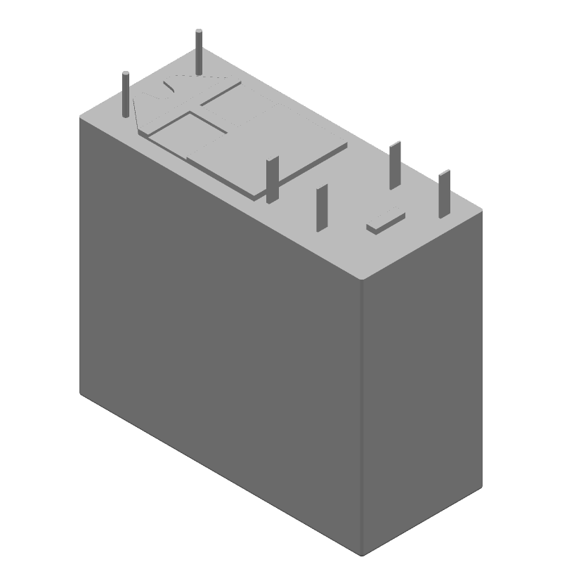 Safety Relay, 12VDC Coil, 6A Contact, SPST, Through Hole
