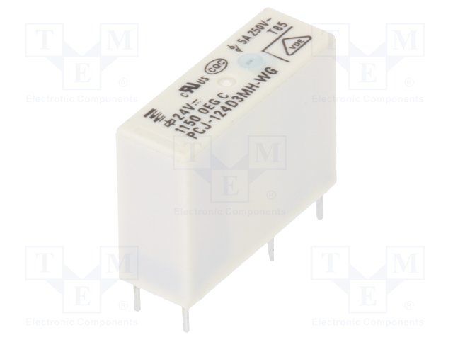 Power Relay 24VDC 5A SPST-NO PCB Mount