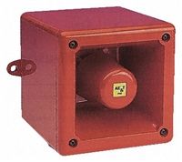 T105 Red 32 Tone Electronic Sounder 12/24/48V ac/dc, 105dB at 1 Metre