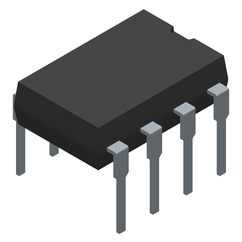 DC SSR, 60V 400mA, 5kV Isolation, 2-Ch, DIP-8