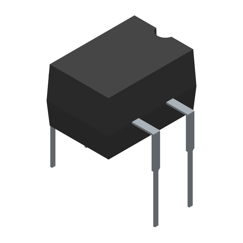 AC Input-Transistor Output Optocoupler, 1-Element, 5000V Isolation, ROHS COMPLIANT, DIP-4