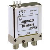 RF Coaxial Relay, SPDT, Latched, 0.187A (Coil), 4.5VDC (Coil), 840mW (Coil), 0.1A (Contact), 30VDC (Contact), 18000MHz, 120W (RF Input), DC Input, AC/DC Output, Panel Mount, ROHS COMPLIANT