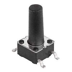 Keypad Switch, SPST, Momentary, 50mA, 12VDC, Through Hole