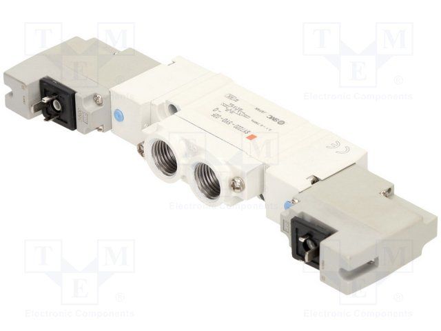 Solenoid 24 VDC 0.15. . .0.7 MPa 5/2 bistable 800 l/min, SY7220-5YO-02F-Q, SMC