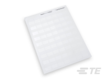 TE CONNECTIVITY / RAYCHEM CSL-03425P-9 Wire Marker, A4 Laser Printable, Self Laminating, 33.9mm x 25mm, PET (Polyester), White