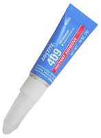 ADHESIVE, ETHYL CYANOACRYLATE, TUBE, 3G; Adhesive Type:Cyanoacrylate; Adhesive Colour:Transparent; Product Range:-; Dispensing Method:Tube; Volume:-; Weight:3g; Pack Quantity:1 ;RoHS Compliant: Yes