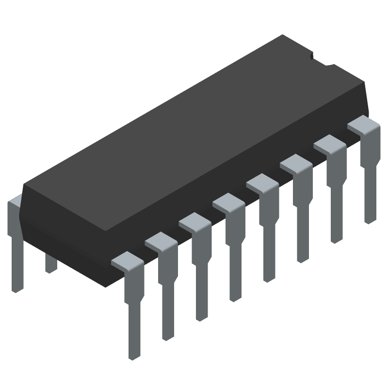 4-Ch Transistor Output Optocoupler, 5kV Isolation, DIP