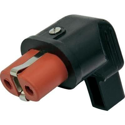 Hot wire connector Socket, right angle Total number of pins: 2 16 A Black, Red Kalthoff 344004 1 pc(s)