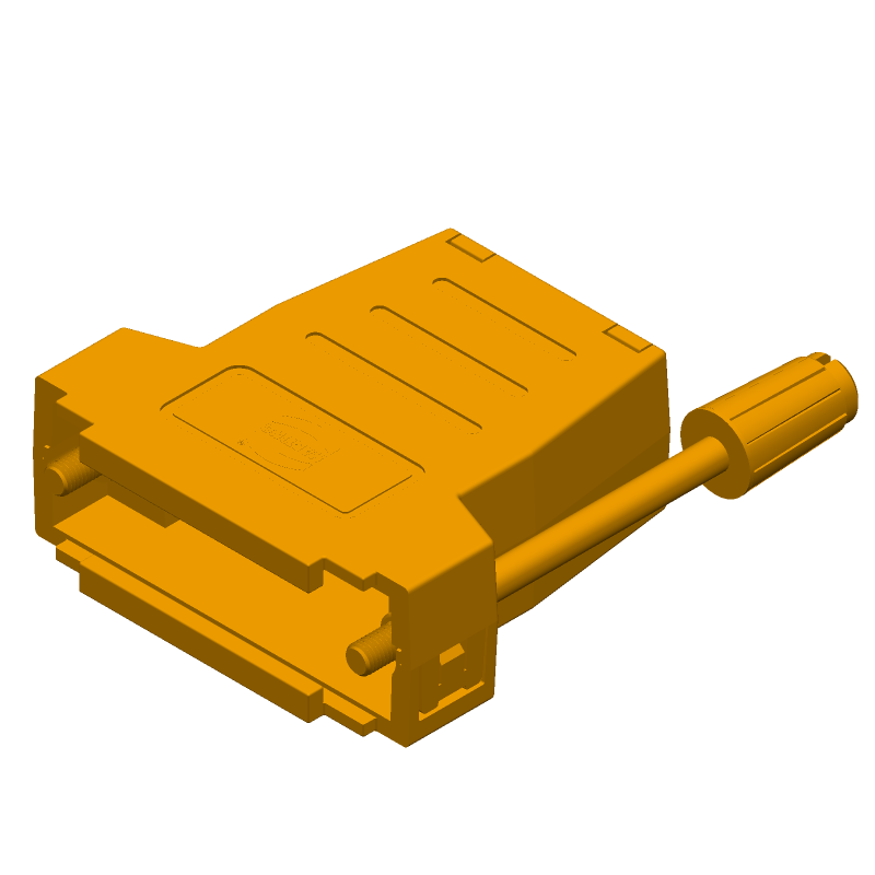 DSUB PLAST-HOOD 15P KNS-UNC