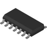 Quad Micropower Op Amp, 5.5V, RRIO, 14-Pin SOIC, CMOS