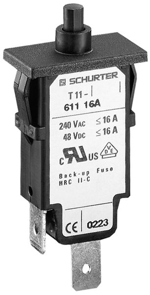 Circuit-breaker, thermal 1.5 A, 4400.0021, Schurter