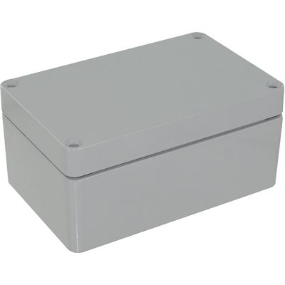 Enclosures, Boxes, & Cases 4.9 x 3.14 x 2.26 GRAY FINISH