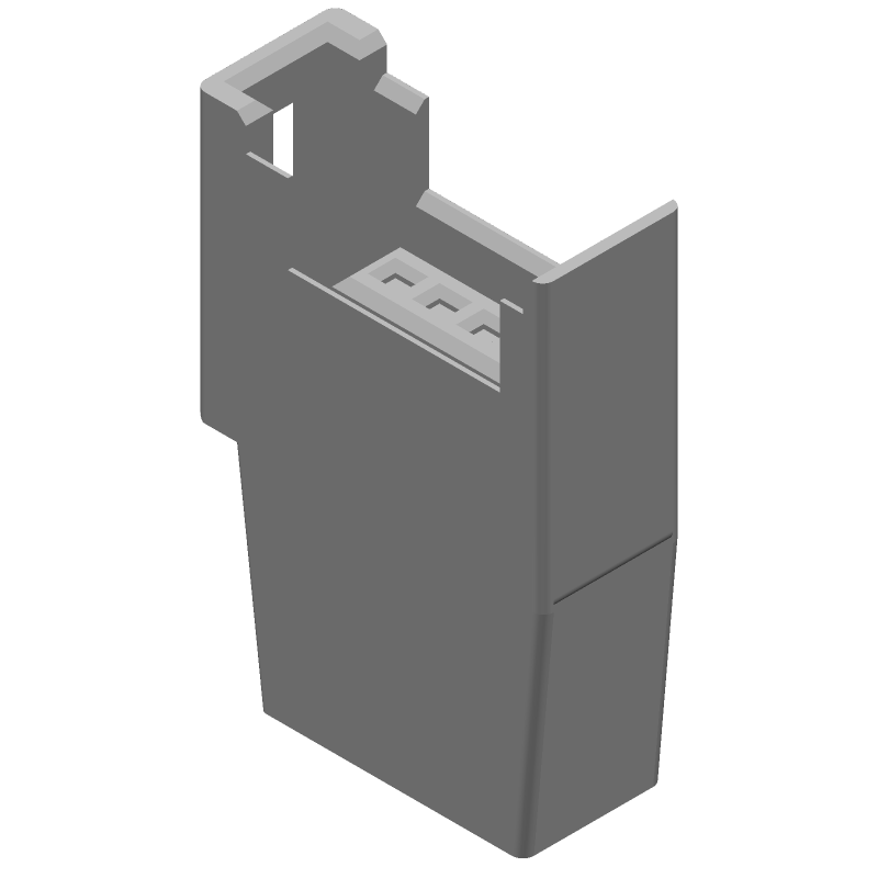 4 Pos Female Socket, Wire-to-Board, 3A, Gold, Green