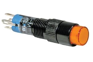 Switch Indicators 20mA LED Round Solder Tab Panel Mount with Threads