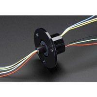 Slip Ring with Flange - 22mm diameter 6 wires 240V/2A max