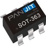 NPN/PNP Dual BJT 65V 0.1A SOT-363 Surface Mount Transistor