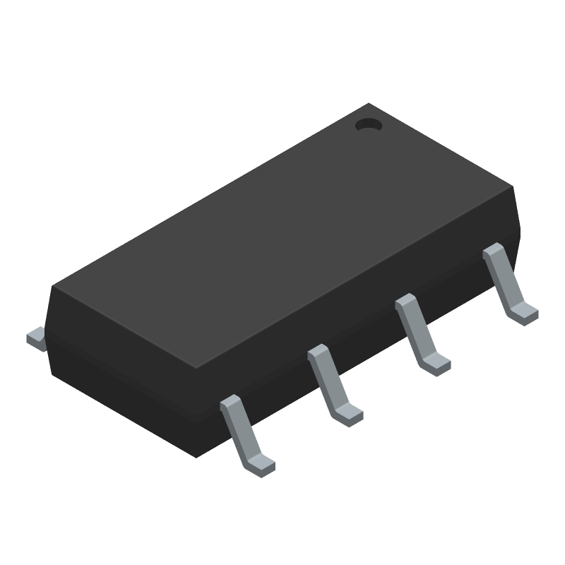 Dual Opto-Isolated SSR, 3750V Isolation, 2 Elements, SOP-8