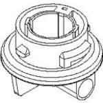 Conn Bulb Socket SKT 2 POS Solder ST Panel Mount Automotive Bag