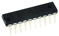 8-Bit D-Type Latch IC, CMOS, 17MHz, 3-State Output, PDIP