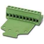 PCB connector, nominal current 12 A, rated voltage (III/2) 320 V, number of positions 5, pitch 5.08 mm,connection method Screw connection with tension sleeve, color gray, contact surface Tin