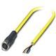 4-Conductor 24AWG PVC Sensor/Actuator Cable, 10m, IP68, 30V