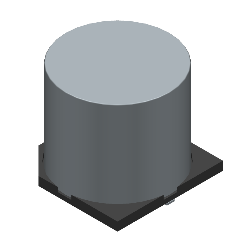 47uF 200V Aluminum Electrolytic Capacitor, 270mA, 105°C, SMD