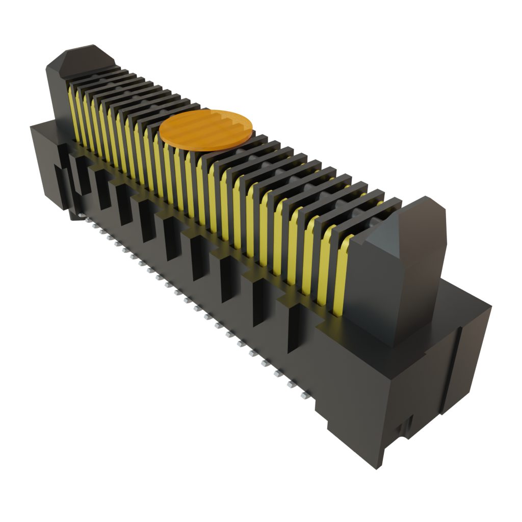 50 Pos 0.8mm LCP HDR, 2 Rows, SMD, 2.2A
