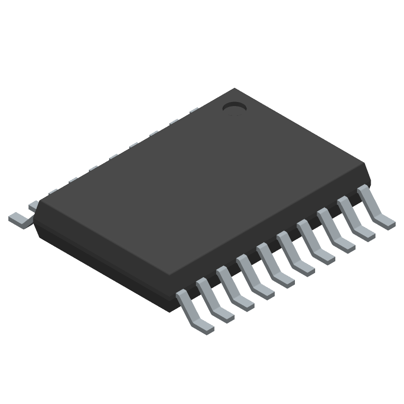 4-Bit Bus Driver, LVC/LCX, 2-Func, 20-Pin TSSOP, 2.5V-3.6V