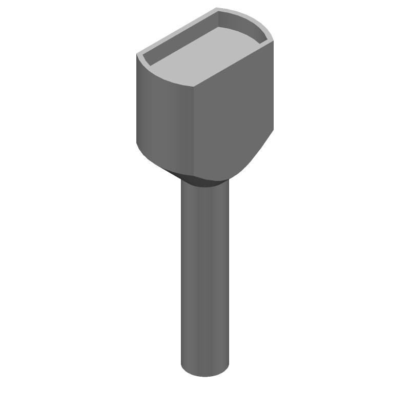 Tubular 15.5AWG Black 20mm Tin Bag