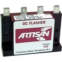 ARTISAN CONTROLS   423-24-60FPM   SOLID STATE FLASHER, 60FPM, 24VDC