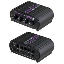 HEADPHONE AMPLIFIER FOUR OUTPUT 1/4 AND 1/8