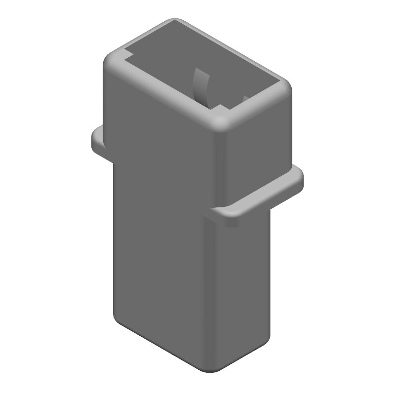 2 Pos 5.08mm Crimp Wire Housing, Receptacle, 13A, 250V
